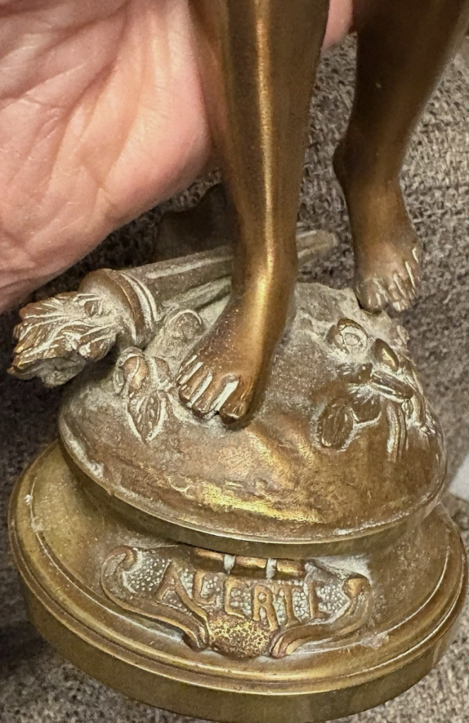 Antique Bronze Figurine, Late 19th Century European Craftsmanship