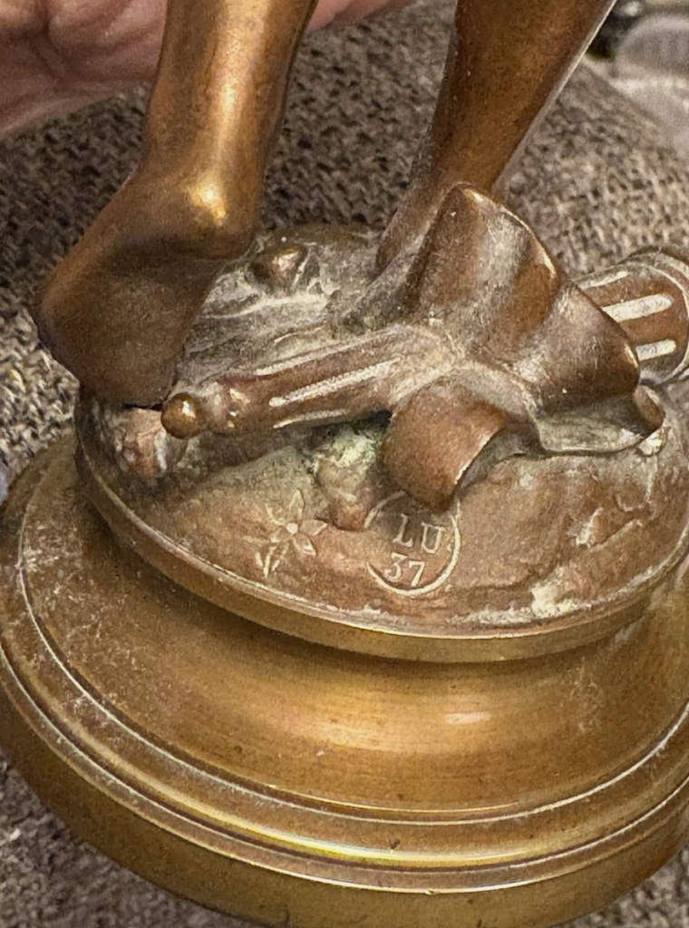 Antique Bronze Figurine, Late 19th Century European Craftsmanship