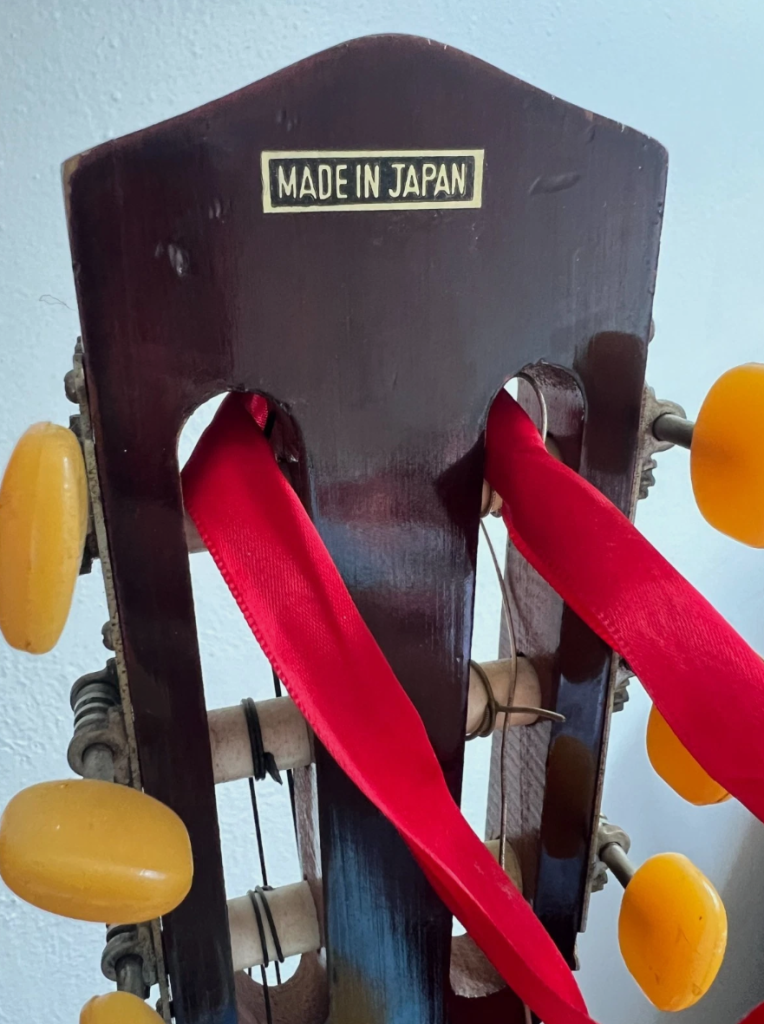 Vintage Acoustic Guitar, Handmade 1970s Model